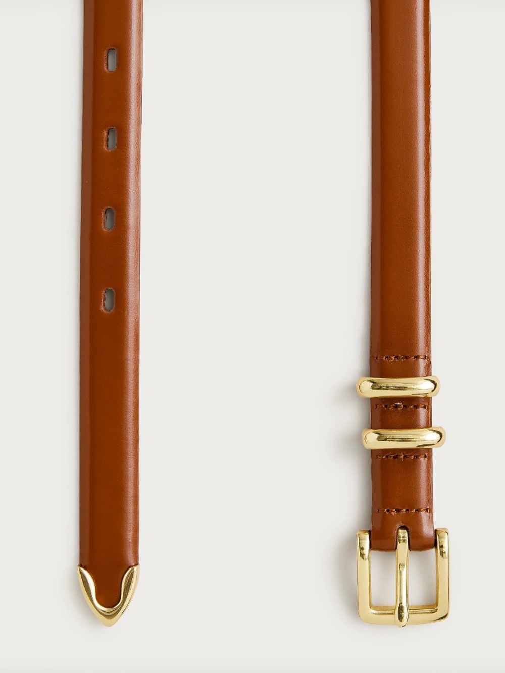 J. Crew Spazzolato Italian Leather Belt NWT - Picture 3 of 5